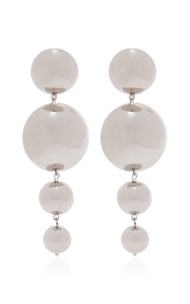 Vanda Jacintho Four Ball Metal Earrings