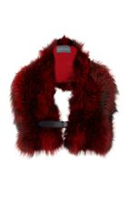Alberta Ferretti Silver Fox Fur Stole