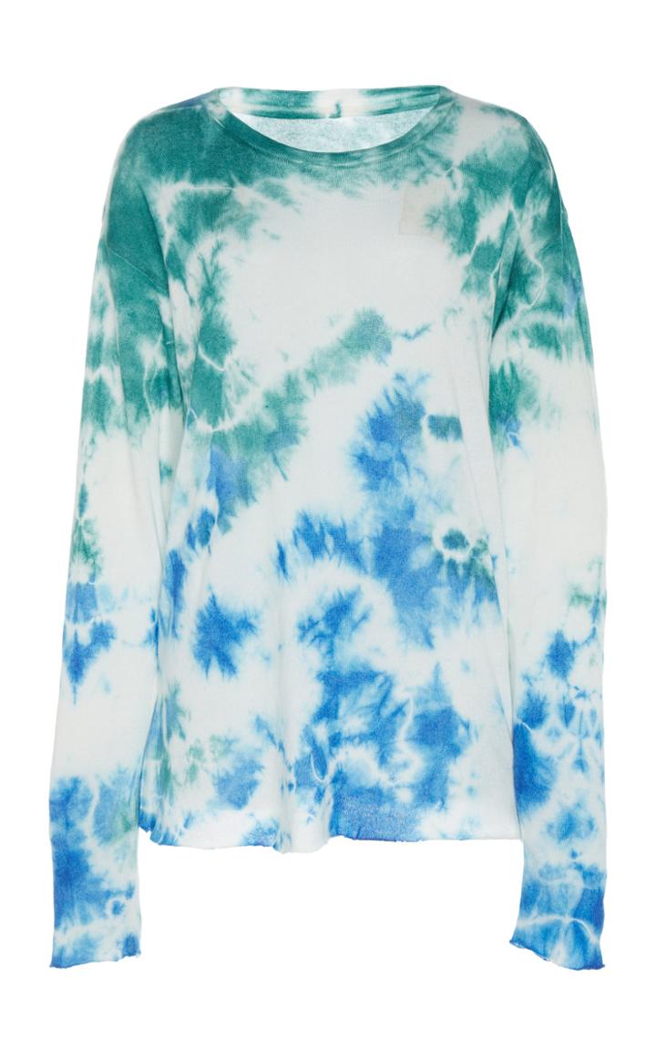 The Elder Statesman Favorite Tie Dyed Cashmere Shirt