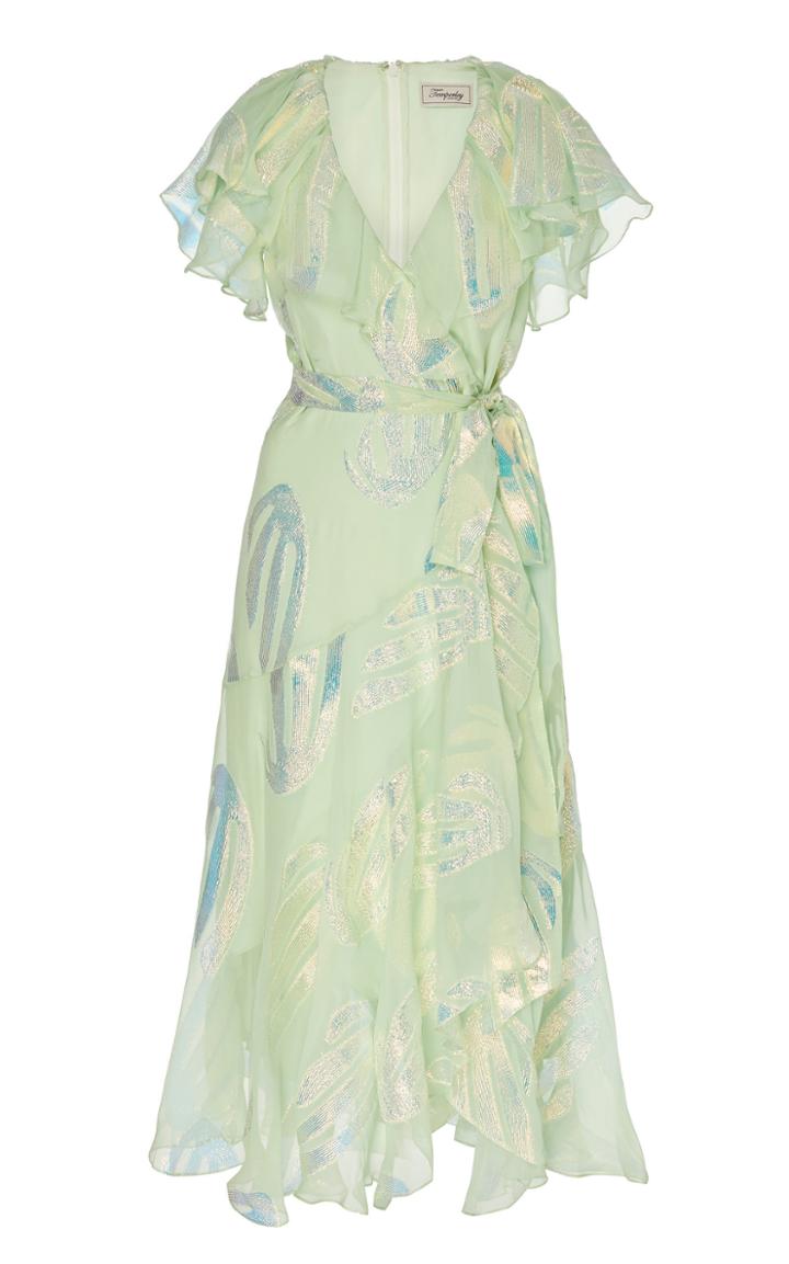 Moda Operandi Temperley London Clarisse Ruffled Fil Coup Dress Size: 8