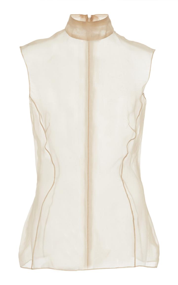 J. Mendel Sheer Sleeveless Tank