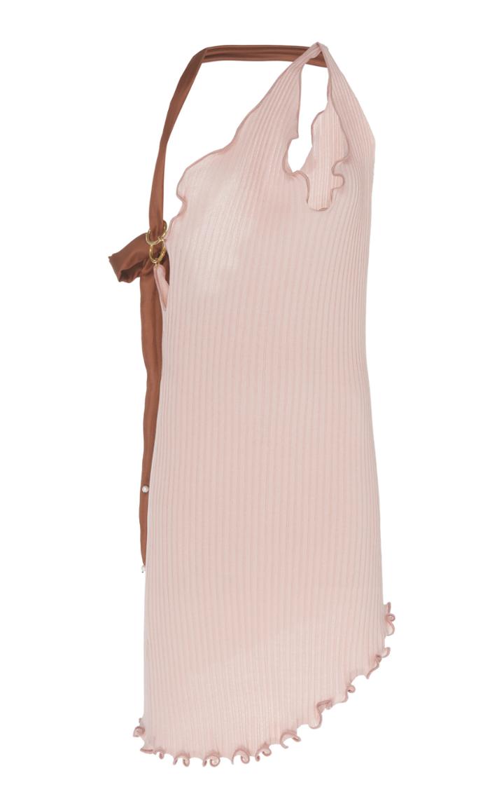 Moda Operandi Peet Dullaert Bow-embellished Ribbed-knit Top Size: 32