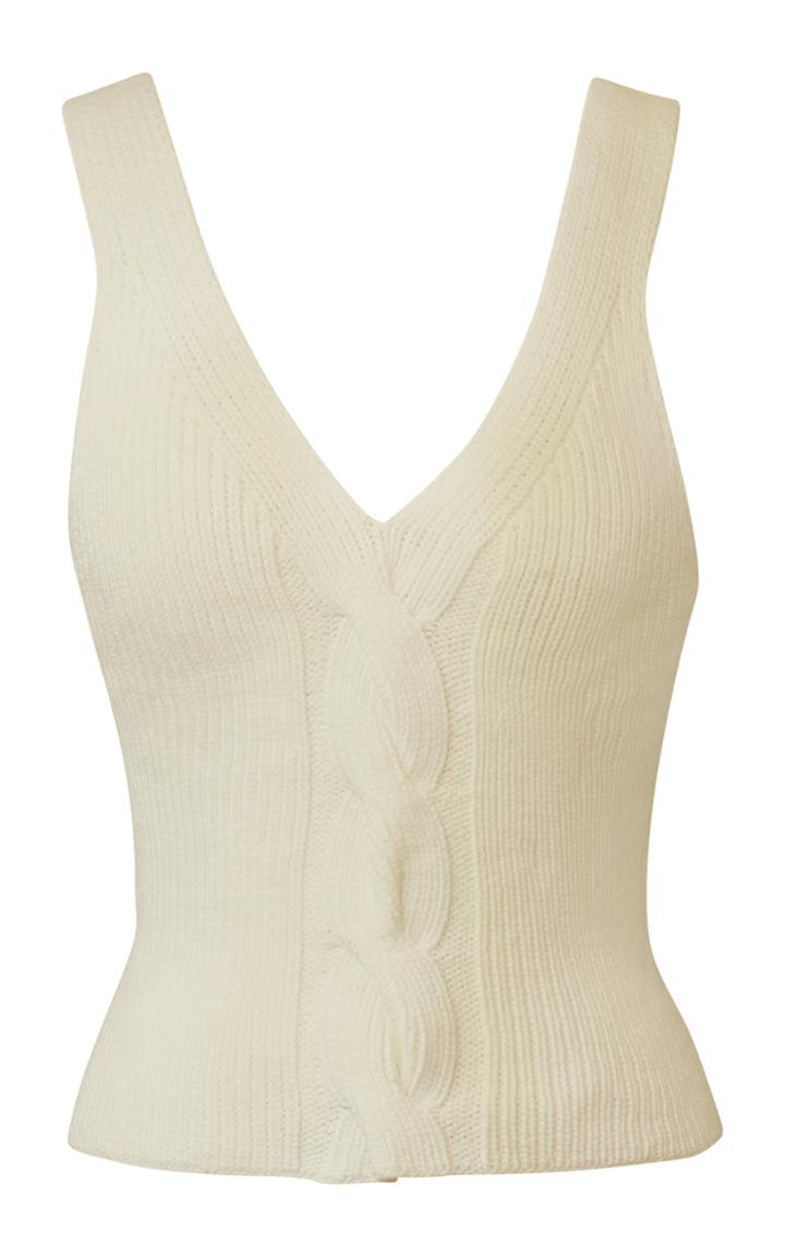 Moda Operandi Alejandra Alonso Rojas Cable-knit Tank Top Size: S