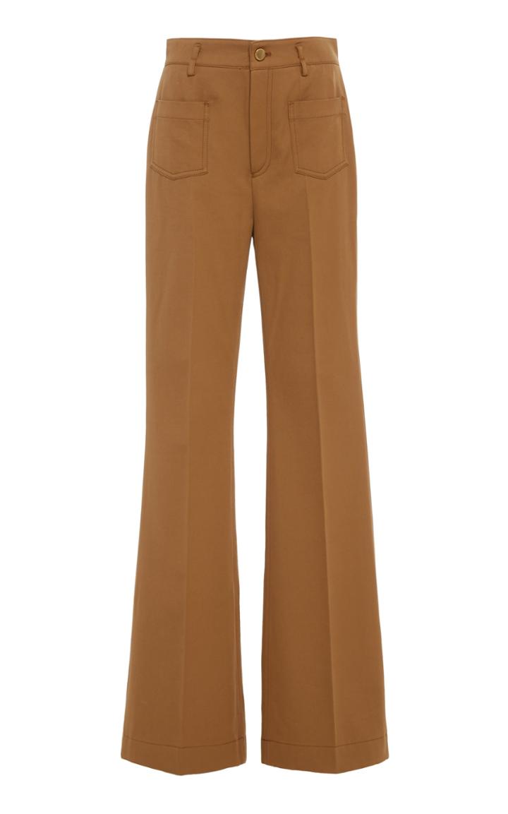 Red Valentino Pleated Wide Leg Trousers
