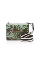 Tomas Maier Metallic Palms Crossbody