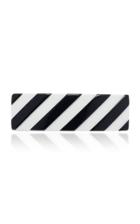 Off-white C/o Virgil Abloh Logo-striped Acetate Hair Clip