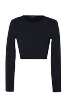 Laura Urbinati Cropped Rash Guard Top