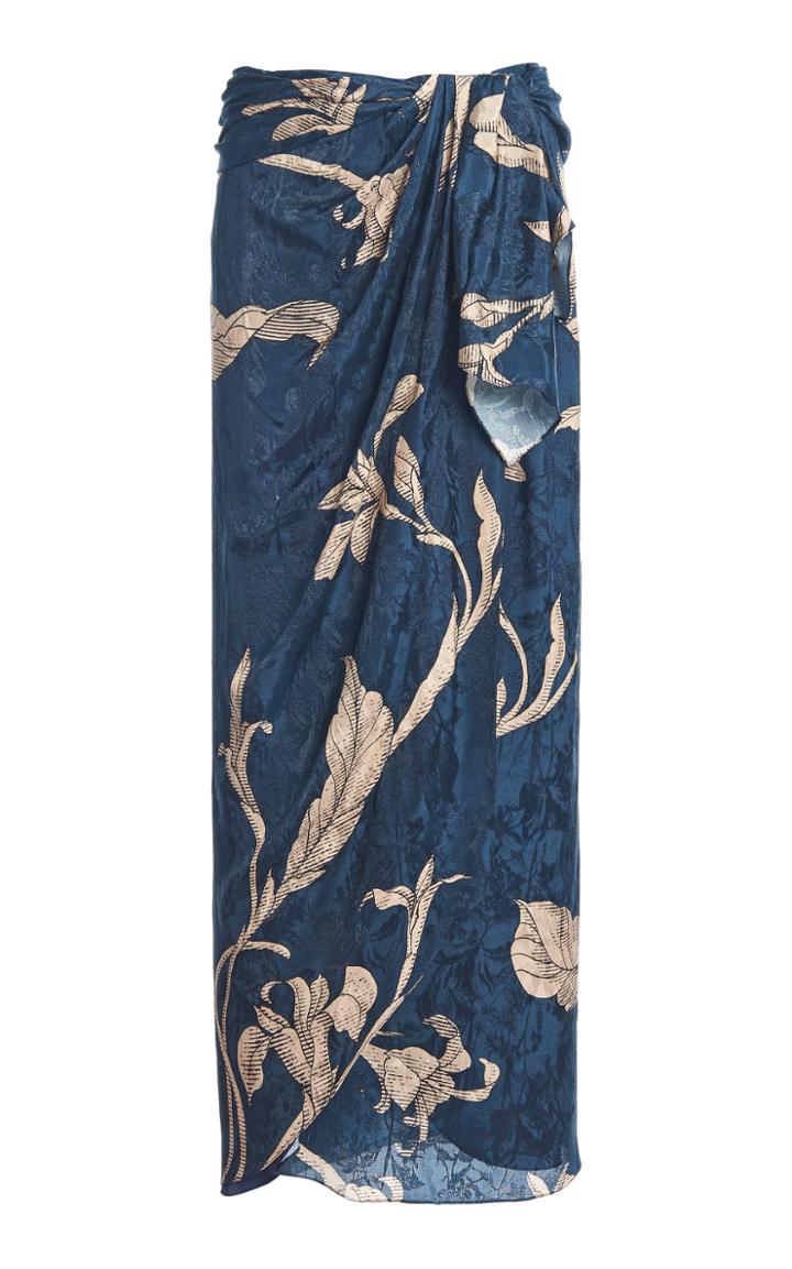 Moda Operandi Johanna Ortiz Tide Of Love Printed Wrap Skirt