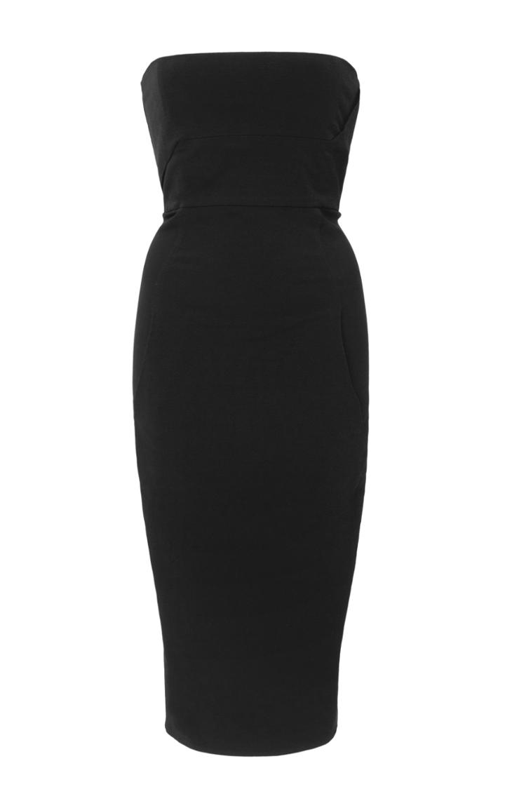 Rick Owens Strapless Pencil Mid Length Dress
