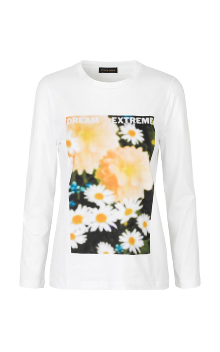 Moda Operandi Stine Goya Roxanne Printed Organic Cotton T-shirt