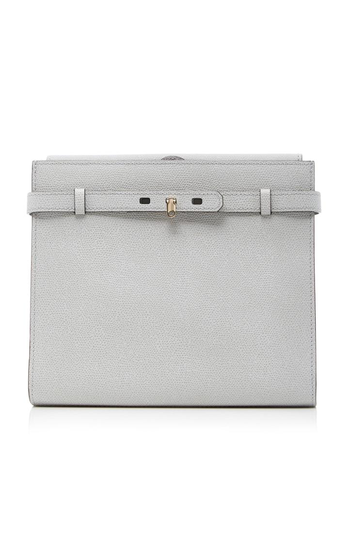 Valextra Brera Tracollina Leather Shoulder Bag