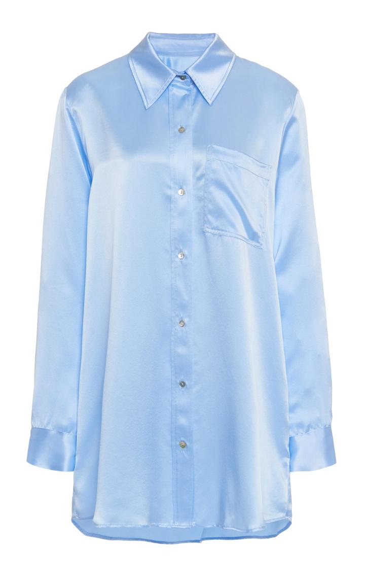 Sablyn Quinn Button-down Silk Shirt