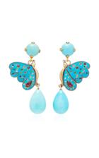 Sylvie Corbelin One-of-a-kind Medium Turquoise Butterfly Earrings
