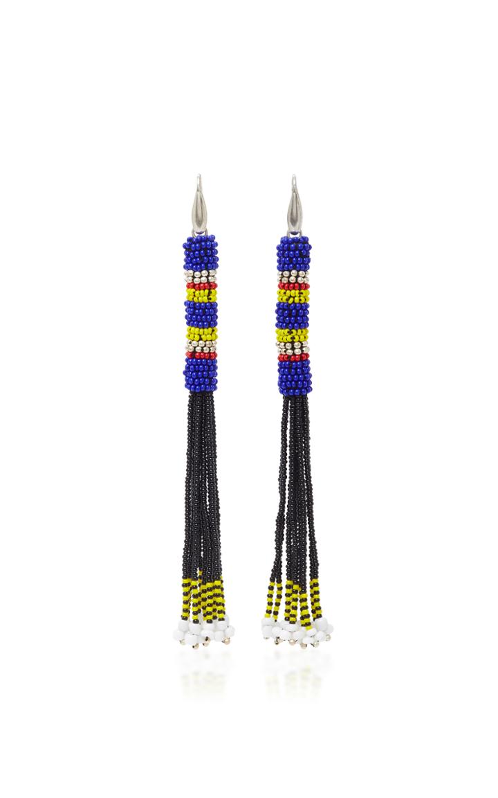 Isabel Marant Beaded Tassel Earrings