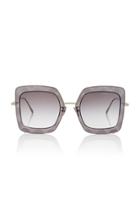 Bottega Venetta Sunglasses Oversized Square Sunglasses
