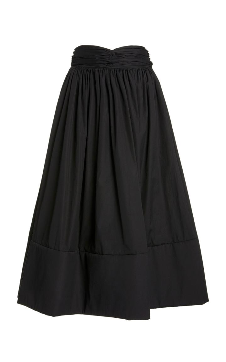 Moda Operandi Brock Collection Rooster Cotton Skirt