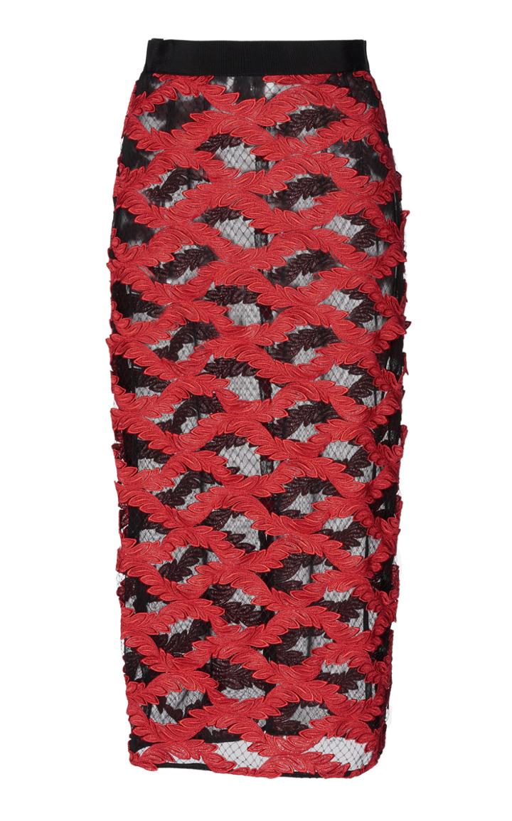 Giuseppe Di Morabito Embroidered Midi Skirt