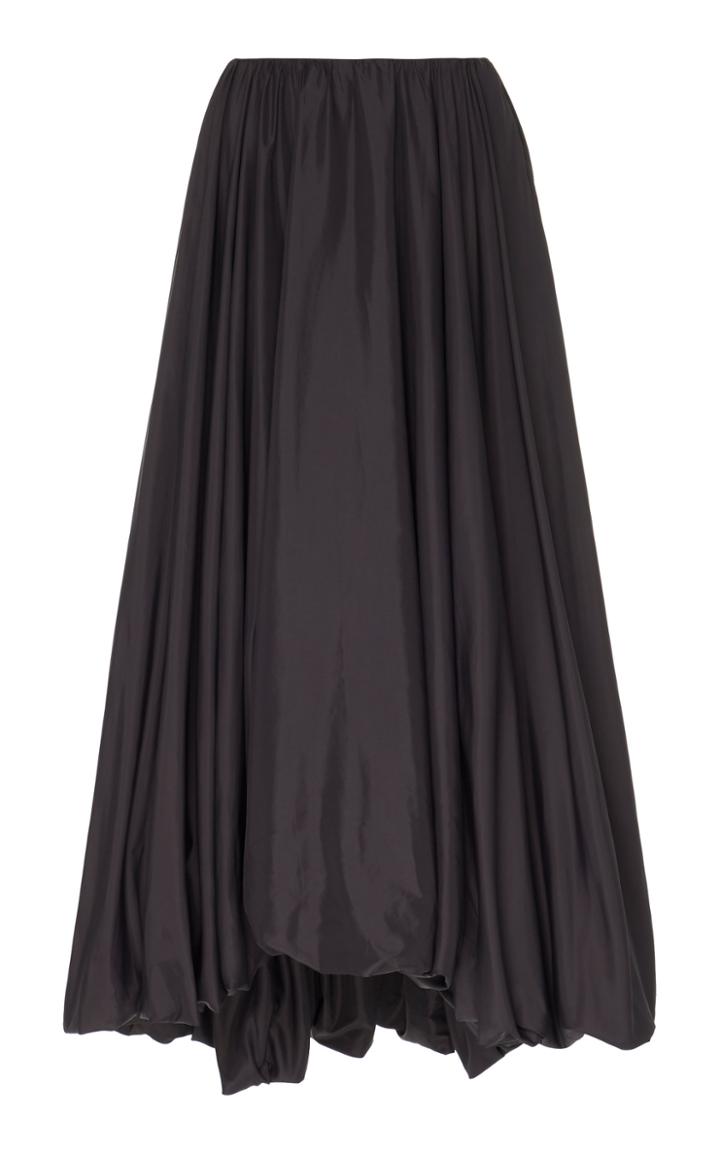 Moda Operandi Staud Mariposa Printed Broadcloth Midi Skirt Size: S