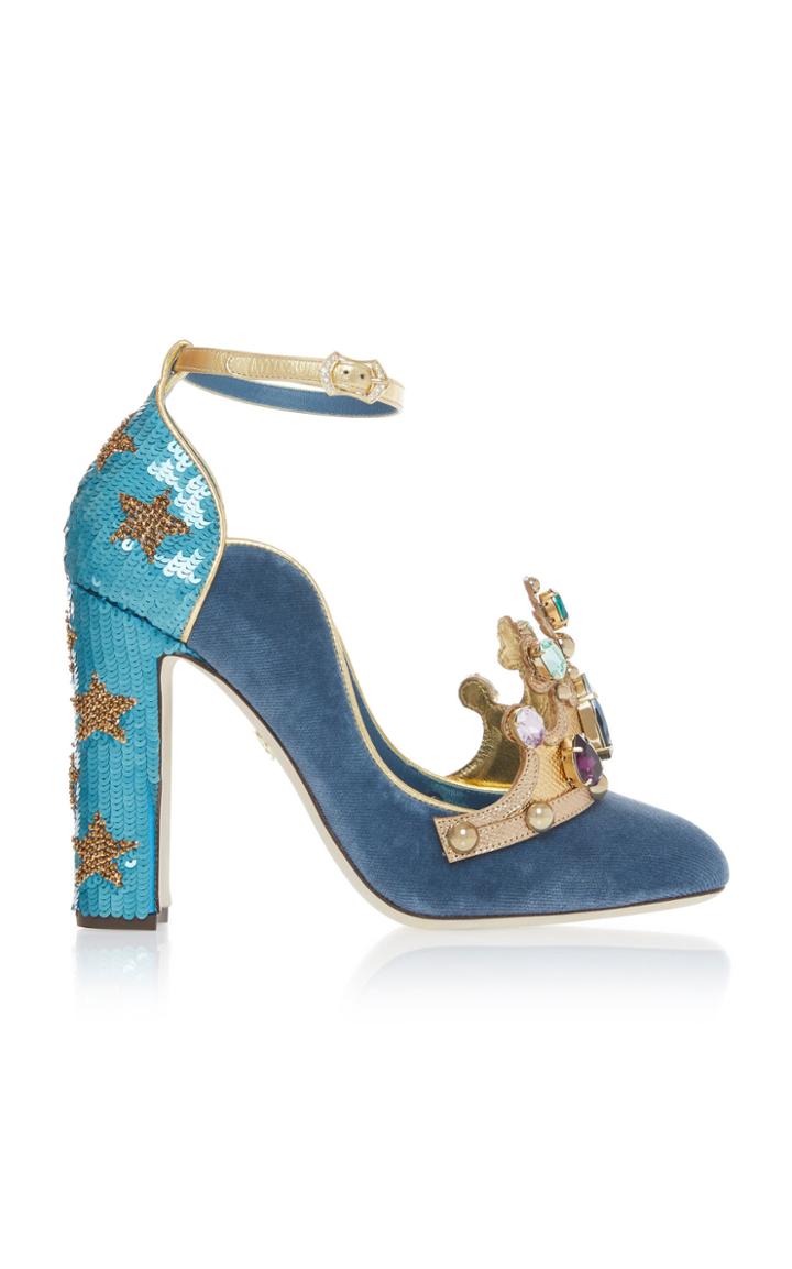 Dolce & Gabbana Crown T Strap Pump