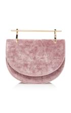 M2malletier Velvet Mini Halfmoon Bag