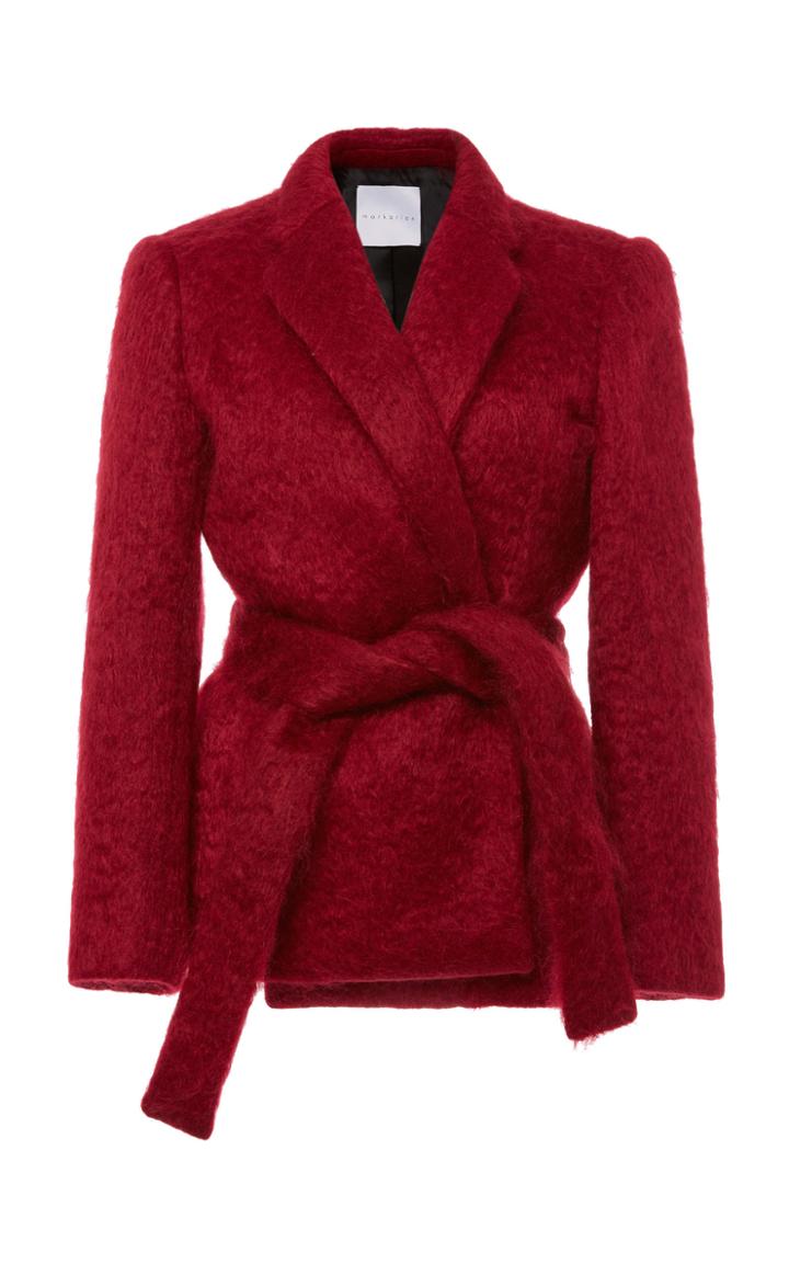 Markarian Heliopolis Red Mohair Coat