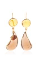 Moda Operandi Loulou De La Falaise 24k Gold-plated And Glass Earrings