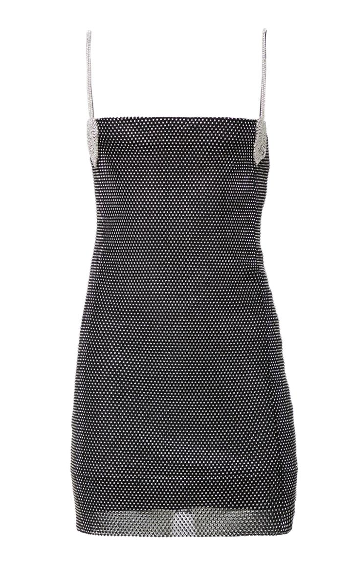 Mach & Mach Metallic Mini Dress