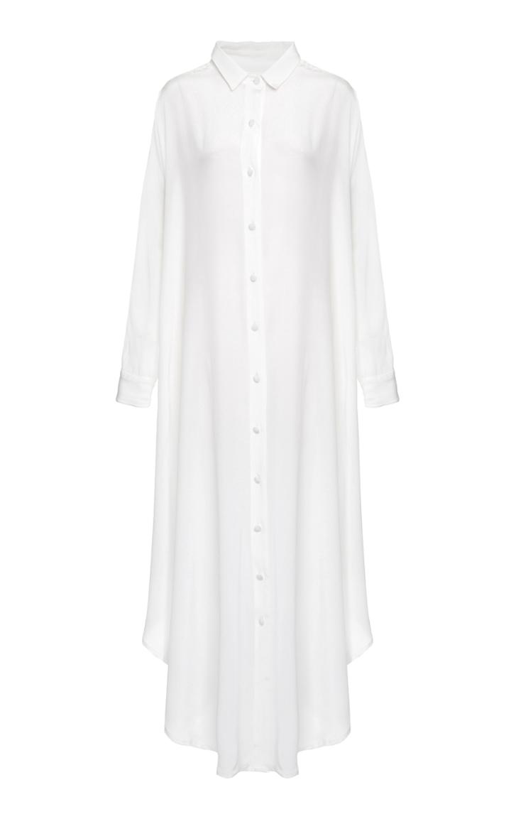 Vanda Jacintho Pleated Long Dress