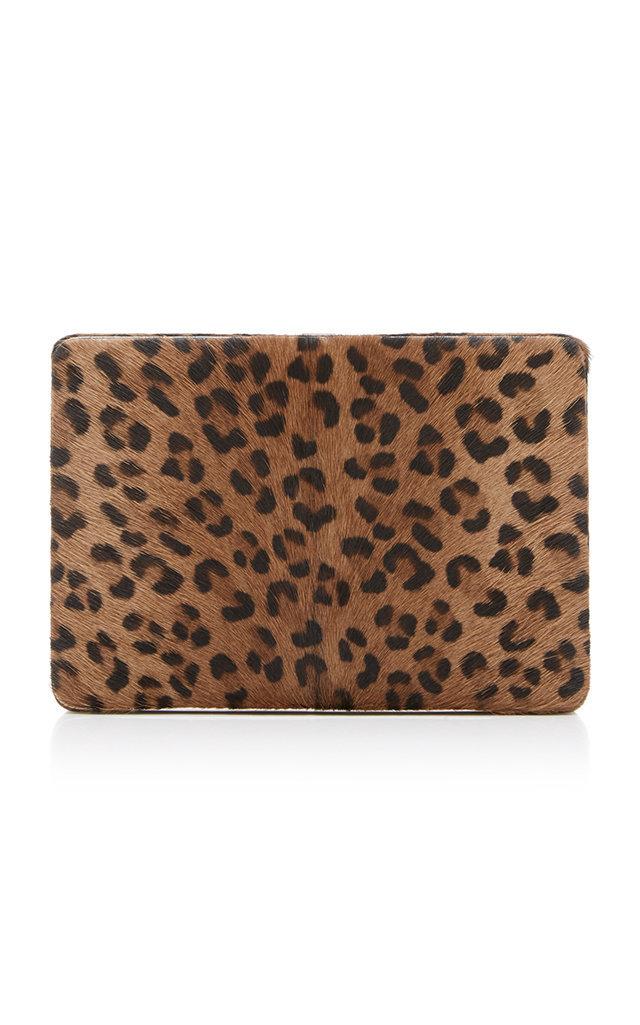 Hunting Season Pony Hair Square Compact Clutch