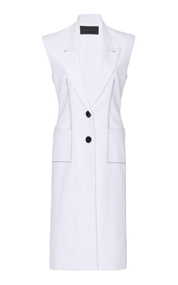Jeffrey Dodd Cotton-blend Tailored Dress