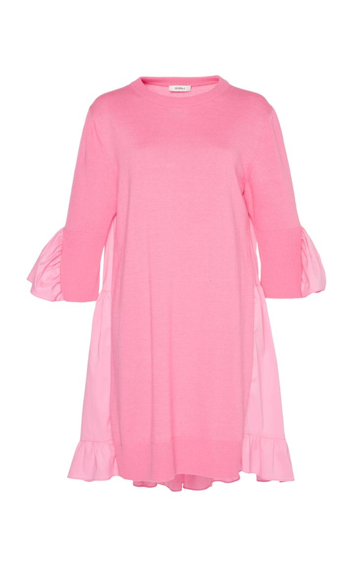 Goen.j Three Quarter Knit Mini Dress