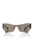 Balenciaga Mono Nylon Square-frame Sunglasses