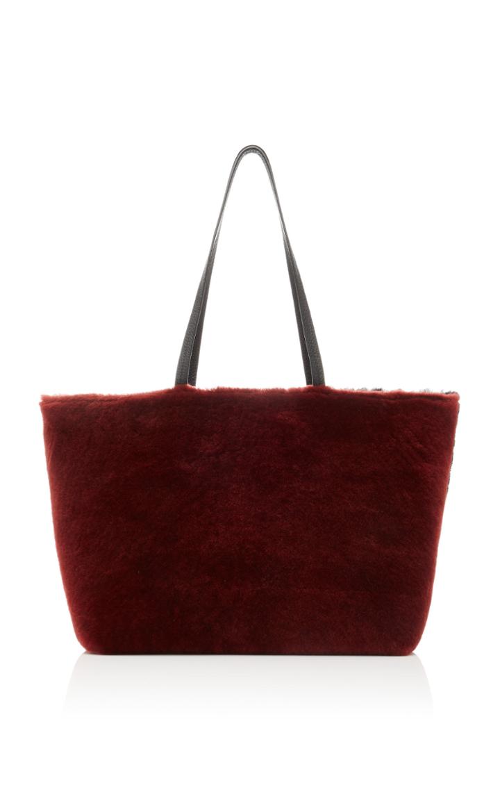 Carolina Santo Domingo Petra Shearling Tote