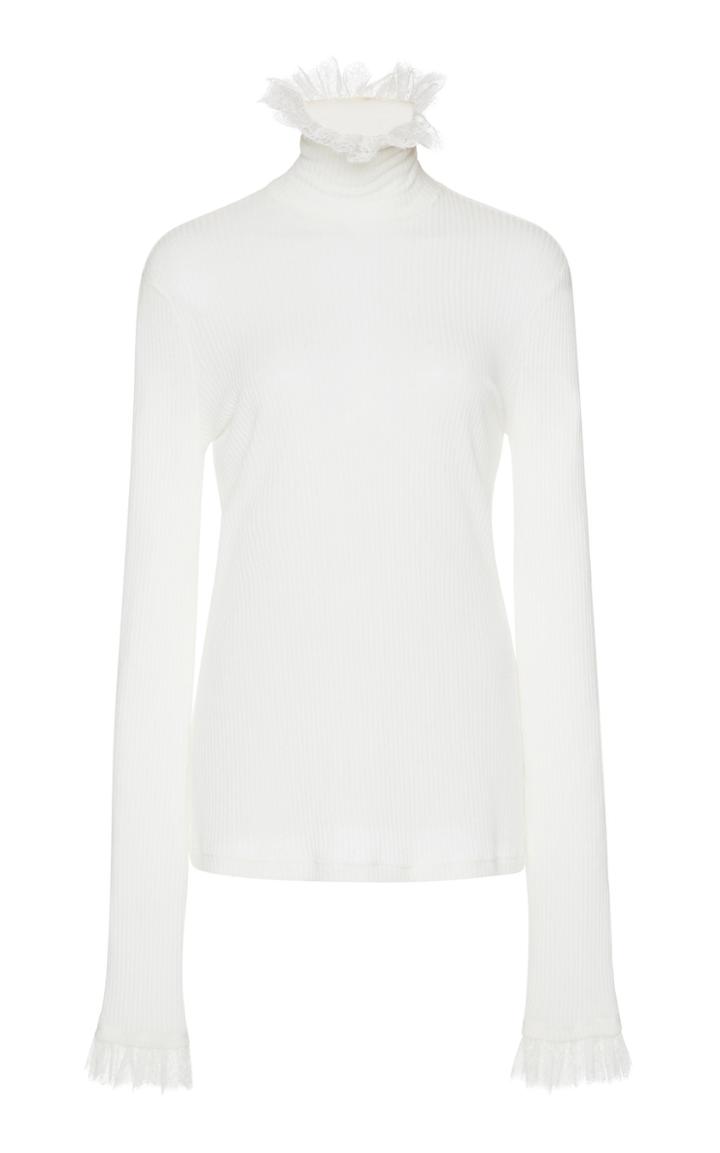 Philosophy Di Lorenzo Serafini Lace Turtleneck Blouse