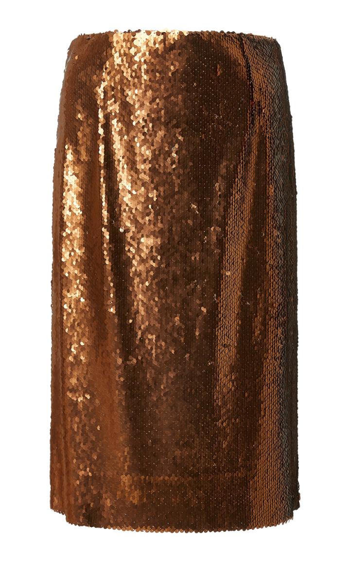 Paule Ka Sequin Paillettes Pencil Skirt