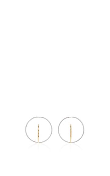 Charlotte Chesnais Saturn Gold-dipped And Silver Earrings