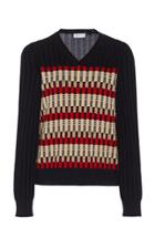 Moda Operandi Rosetta Getty Bauhaus Jacquard Pullover Size: M