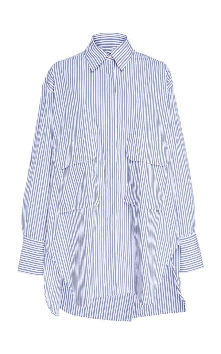 Deveaux Max Cotton Button Down Top