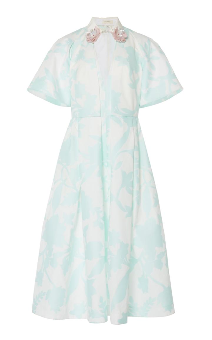 Delpozo Fil Coup Midi Dress