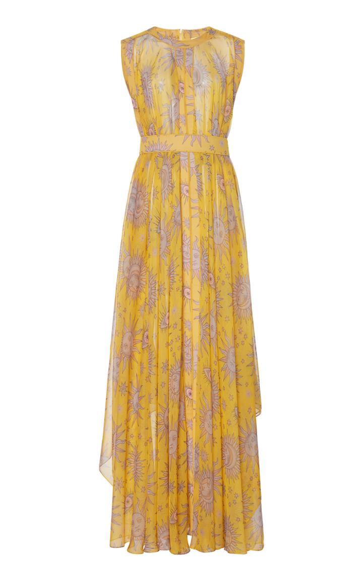 Maison Rabih Kayrouz Printed Empire Gown