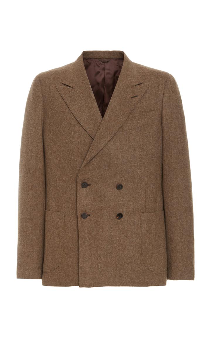 Eidos Double-breasted Wool Sport Coat Size: 54