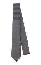 Thom Browne Striped Wool-blend Twill Tie