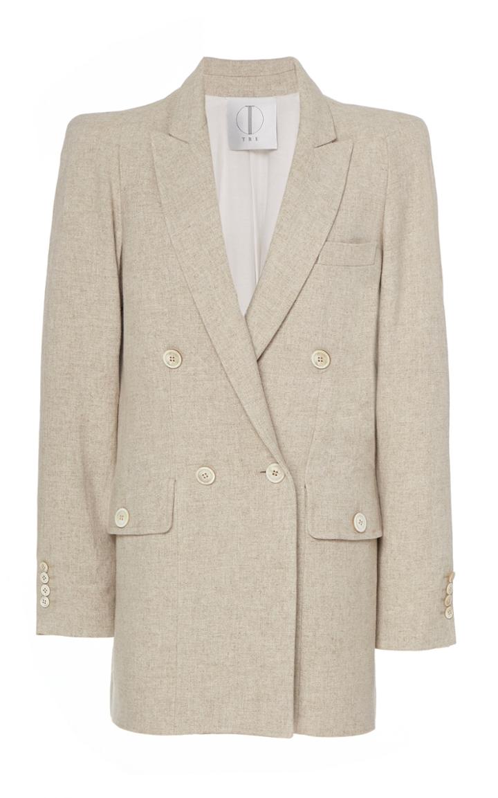 Tre By Natalie Ratabesi Double Breasted Blazer