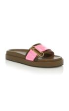 Mary Katrantzou Paperclip Satin Sandal