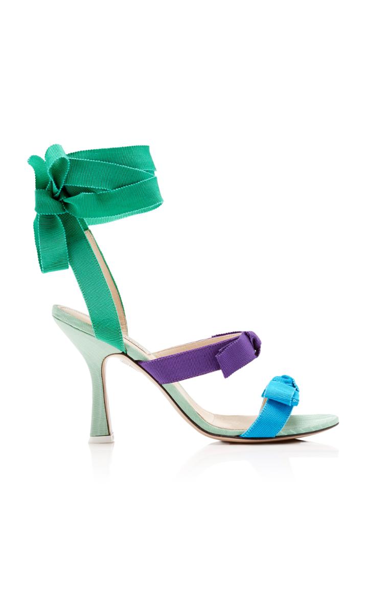 Attico Diletta Bolero Moire Sandal