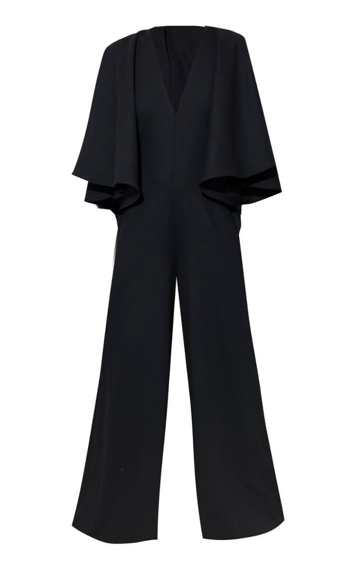 Moda Operandi Andres Otalora Galope Cape-effect Wool Jumpsuit