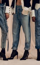 Balmain Low-rise Tapered Stretch Denim Jeans