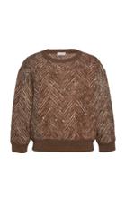 Brunello Cucinelli Sequined Intarsia-knit Sweater