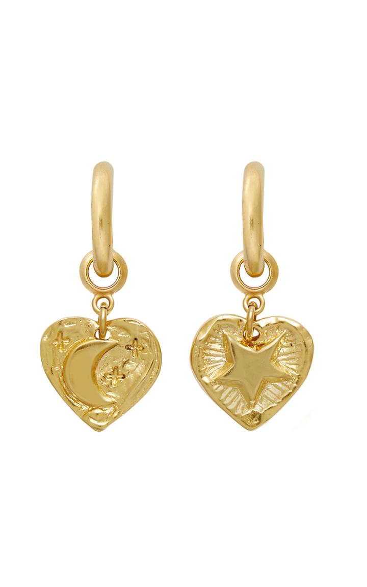Moda Operandi Brinker & Eliza Gold-plated Goodnight Moon Hoops