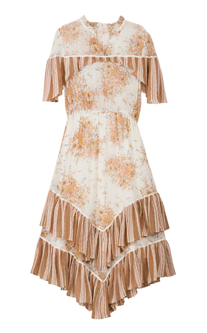Bytimo Delicate Semi Couture Cape Dress